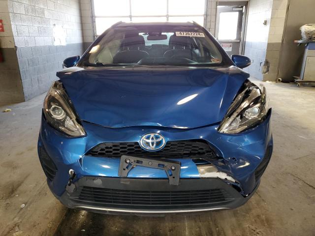 JTDKDTB35K1623424 - 2019 TOYOTA PRIUS C BLUE photo 5