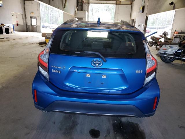 JTDKDTB35K1623424 - 2019 TOYOTA PRIUS C BLUE photo 6