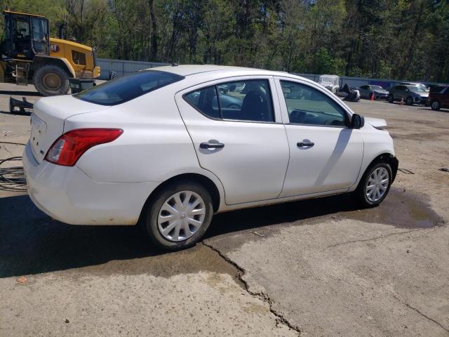 3N1CN7AP0EL846807 - 2014 NISSAN VERSA S WHITE photo 3