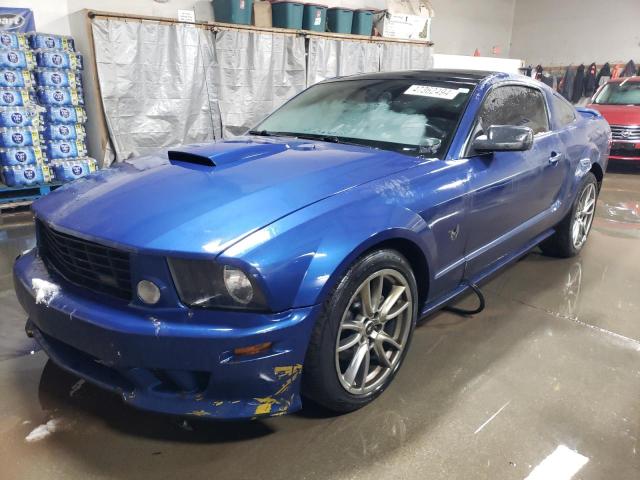 1ZVHT82H495128931 - 2009 FORD MUSTANG GT BLUE photo 1