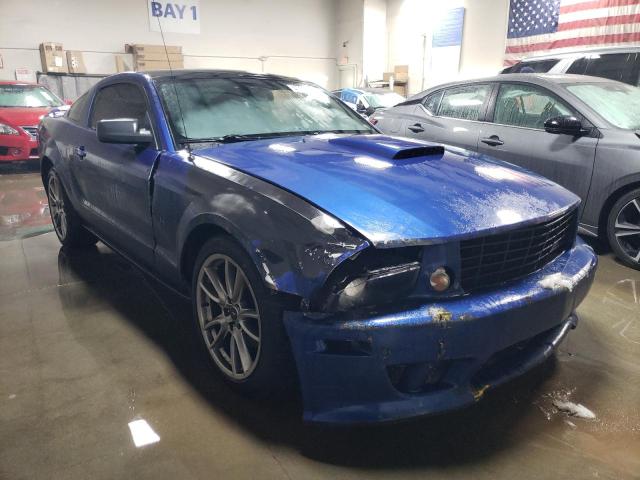 1ZVHT82H495128931 - 2009 FORD MUSTANG GT BLUE photo 4