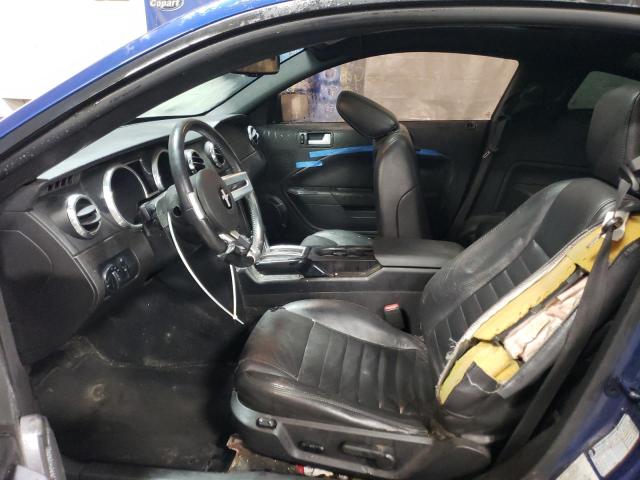 1ZVHT82H495128931 - 2009 FORD MUSTANG GT BLUE photo 7