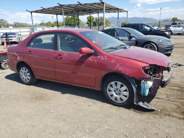 2T1BR32E84C316301 - 2004 TOYOTA COROLLA CE RED photo 4