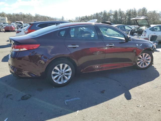 5XXGU4L32HG168300 - 2017 KIA OPTIMA EX BURGUNDY photo 3