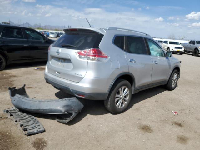 KNMAT2MV4GP699888 - 2016 NISSAN ROGUE S SILVER photo 3