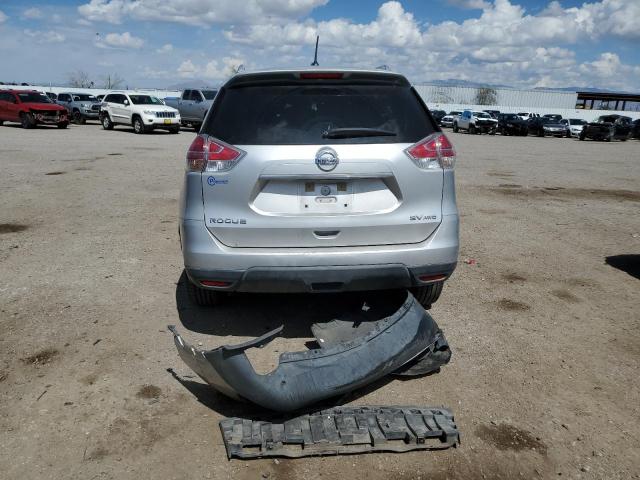 KNMAT2MV4GP699888 - 2016 NISSAN ROGUE S SILVER photo 6