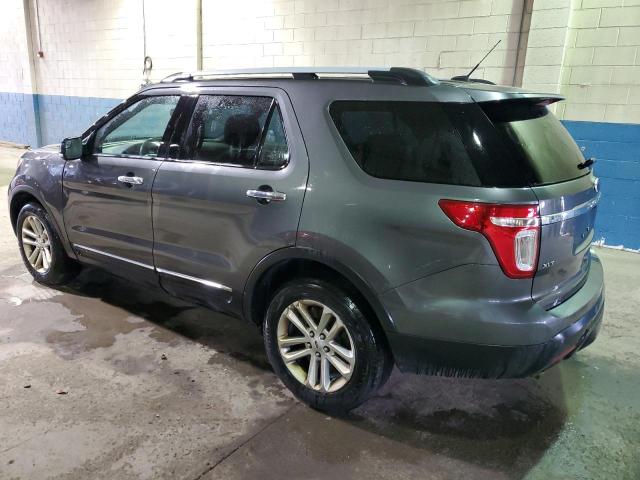 1FM5K8D87FGB09601 - 2015 FORD EXPLORER XLT GRAY photo 2