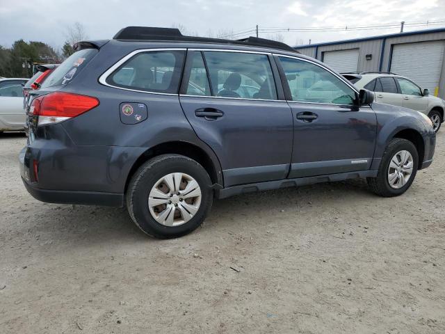 4S4BRBAC6B3332024 - 2011 SUBARU OUTBACK 2.5I GRAY photo 3