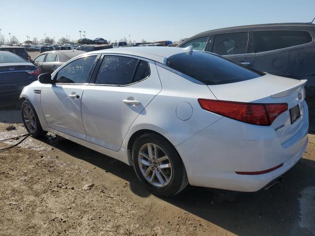 KNAGM4A72B5085724 - 2011 KIA OPTIMA LX WHITE photo 2