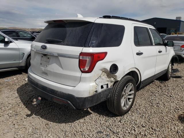 1FM5K7B88HGA93845 - 2017 FORD EXPLORER WHITE photo 3