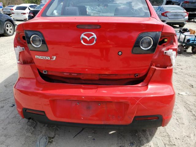 JM1BK32GX81824429 - 2008 MAZDA 3 I RED photo 12