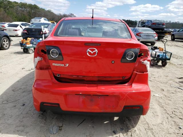 JM1BK32GX81824429 - 2008 MAZDA 3 I RED photo 6