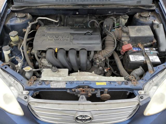 JTDBR32E142035861 - 2004 TOYOTA COROLLA CE BLUE photo 11