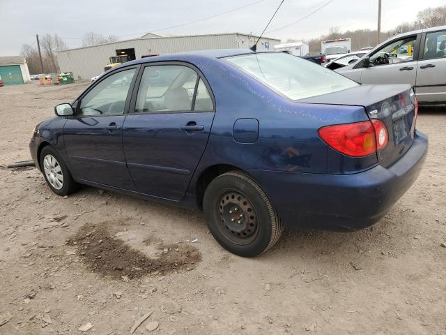 JTDBR32E142035861 - 2004 TOYOTA COROLLA CE BLUE photo 2