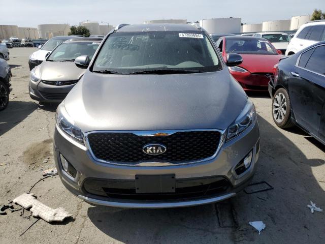 5XYPHDA50GG133998 - 2016 KIA SORENTO EX SILVER photo 5