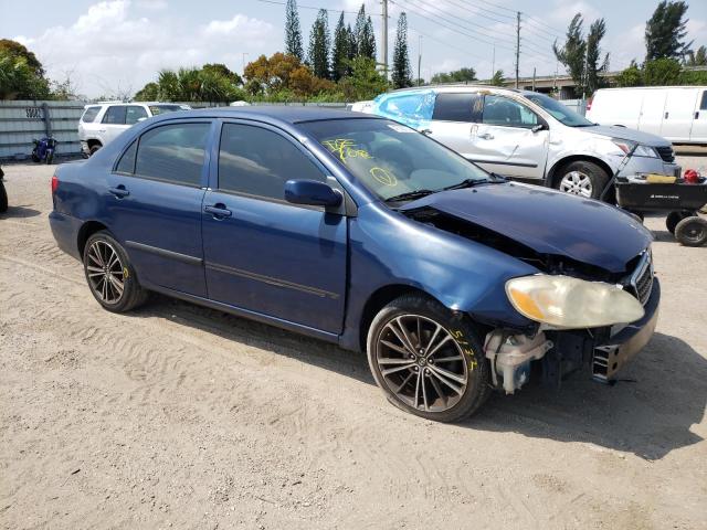 2T1BR32E97C748674 - 2007 TOYOTA COROLLA CE BLUE photo 4