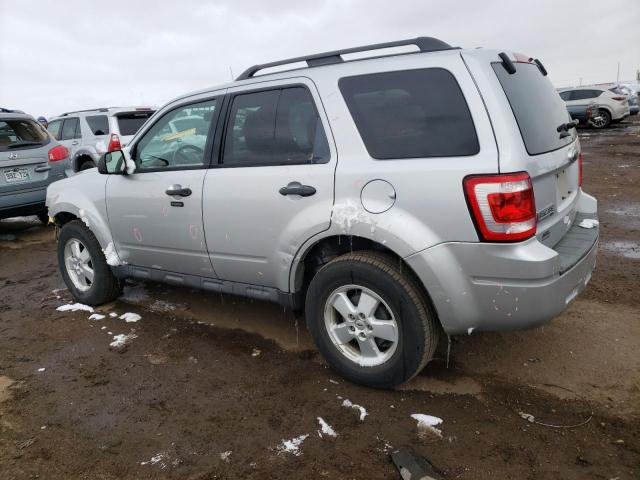 1FMCU0D7XBKB54274 - 2011 FORD ESCAPE XLT SILVER photo 2