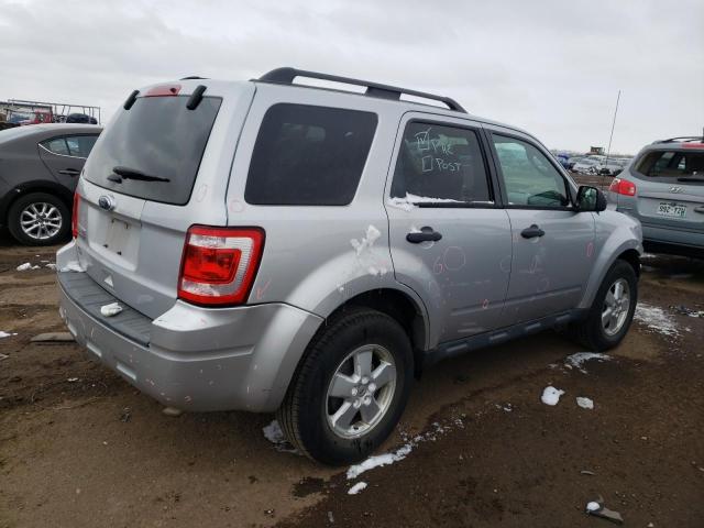 1FMCU0D7XBKB54274 - 2011 FORD ESCAPE XLT SILVER photo 3