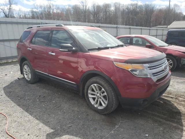 1FM5K8D85DGC13422 - 2013 FORD EXPLORER XLT RED photo 4