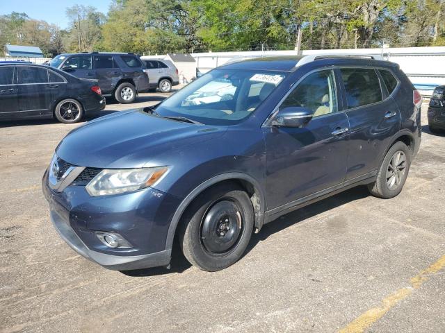 5N1AT2MT1EC782273 - 2014 NISSAN ROGUE S BLUE photo 1