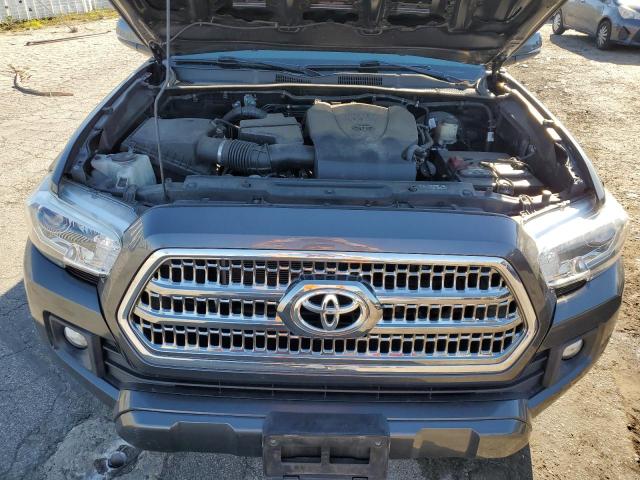 3TMBZ5DN4HM011478 - 2017 TOYOTA TACOMA DOUBLE CAB GRAY photo 11