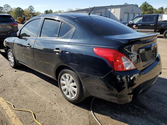 3N1CN7AP0HL906332 - 2017 NISSAN VERSA S BLACK photo 2