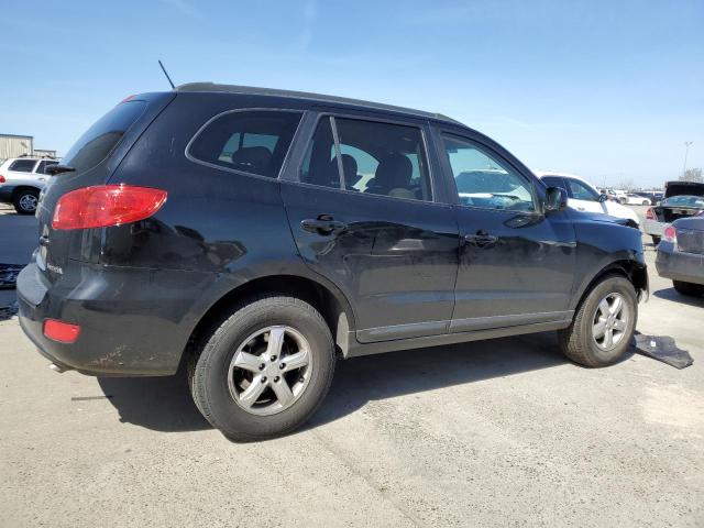 5NMSG13D68H226354 - 2008 HYUNDAI SANTA FE GLS BLACK photo 3