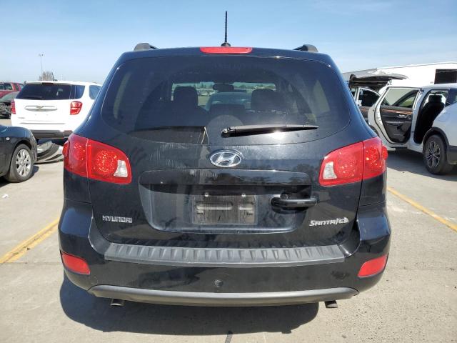 5NMSG13D68H226354 - 2008 HYUNDAI SANTA FE GLS BLACK photo 6