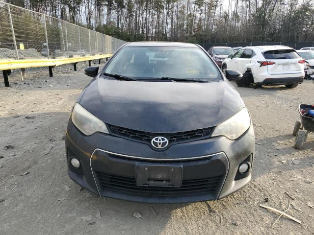 2T1BURHE9FC372727 - 2015 TOYOTA COROLLA L BLACK photo 5