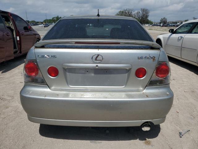 JTHBD182810018044 - 2001 LEXUS IS 300 SILVER photo 6