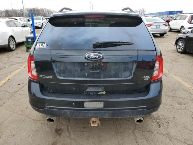 2FMDK4JC3EBB37320 - 2014 FORD EDGE SEL BLACK photo 6