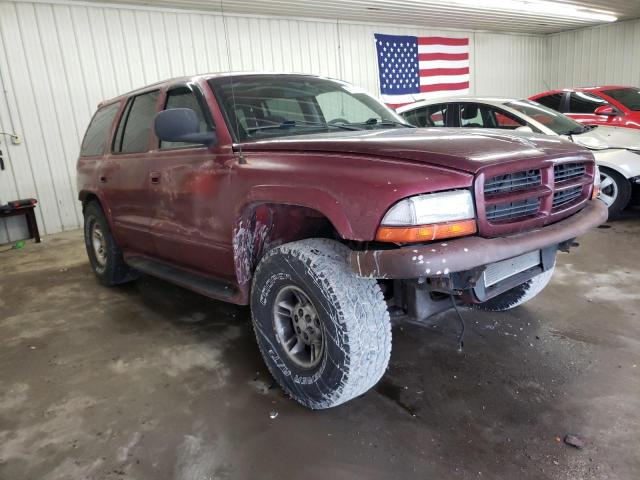 1B4HS28Z8WF140120 - 1998 DODGE DURANGO MAROON photo 4