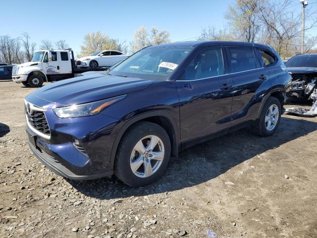 5TDBZRBH9NS256034 - 2022 TOYOTA HIGHLANDER L BLUE photo 1