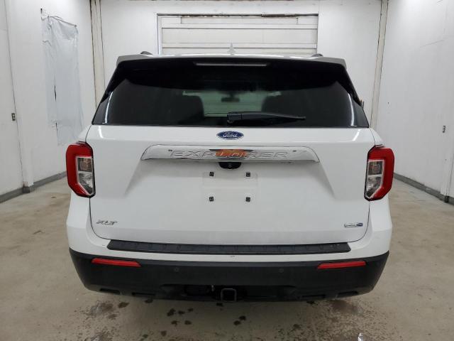 1FMSK8DH0LGA12660 - 2020 FORD EXPLORER XLT WHITE photo 6