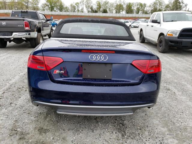 WAUCGAFH1EN008983 - 2014 AUDI S5 PREMIUM PLUS BLUE photo 6