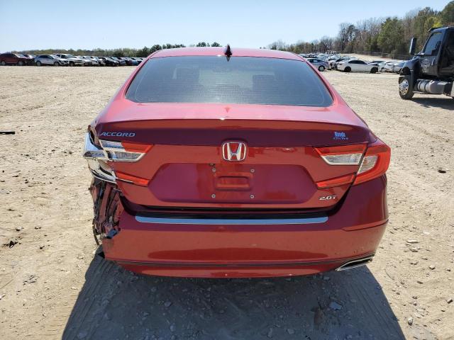 1HGCV2F50JA004320 - 2018 HONDA ACCORD EXL RED photo 6