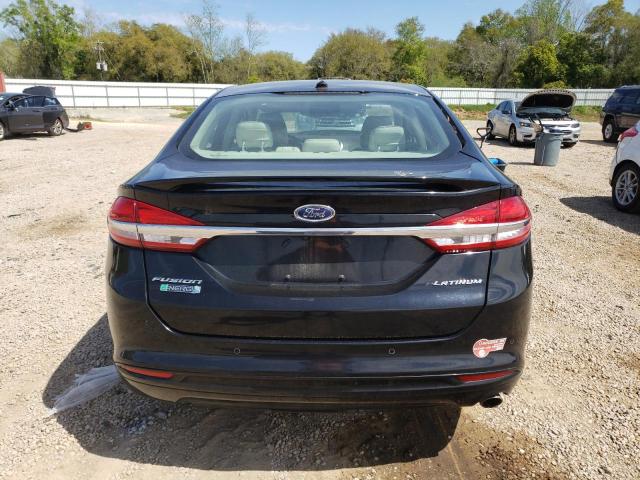 3FA6P0SU5HR276245 - 2017 FORD FUSION TITANIUM PHEV BLACK photo 6