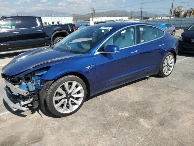 5YJ3E1EB1LF742735 - 2020 TESLA MODEL 3 BLUE photo 1