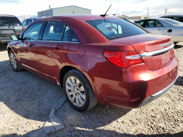 1C3CCBAB1EN213313 - 2014 CHRYSLER 200 LX RED photo 2