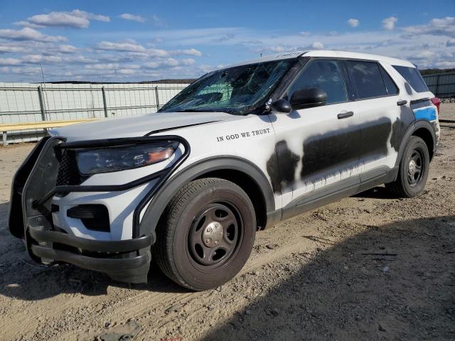 1FM5K8AC5NGA51768 - 2022 FORD EXPLORER POLICE INTERCEPTOR 白色 照片 1