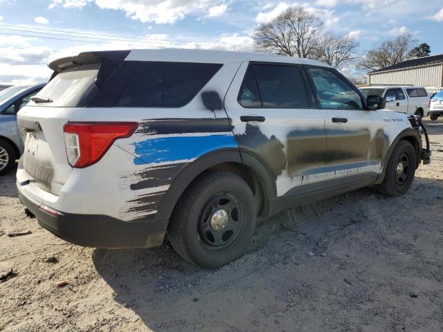 1FM5K8AC5NGA51768 - 2022 FORD EXPLORER POLICE INTERCEPTOR 白色 照片 3