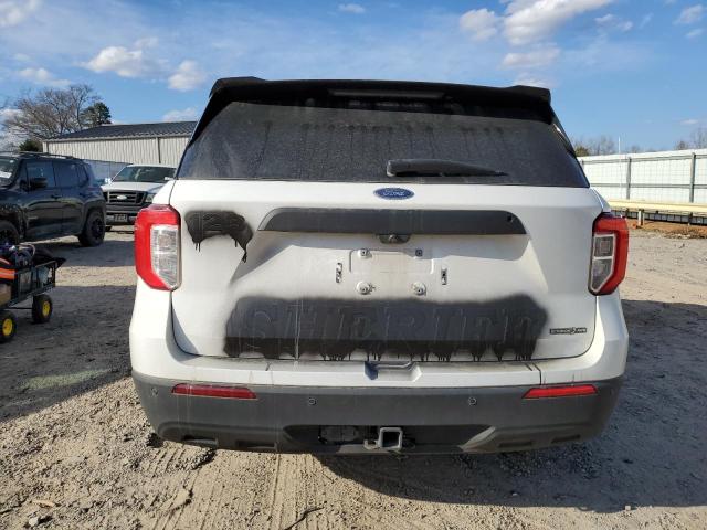 1FM5K8AC5NGA51768 - 2022 FORD EXPLORER POLICE INTERCEPTOR 白色 照片 6