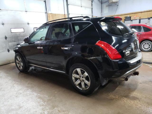 JN8AZ08W67W606420 - 2007 NISSAN MURANO SL BLACK photo 2