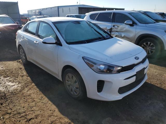 3KPA24AD4LE334499 - 2020 KIA RIO LX WHITE photo 4