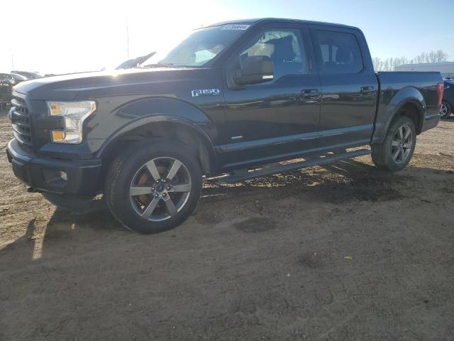 1FTEW1EP7FFB48121 - 2015 FORD F150 SUPERCREW BLACK photo 1