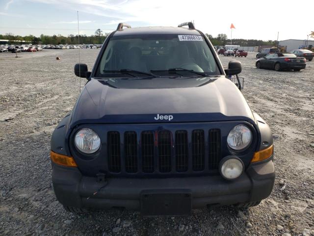 1J4GL38K66W117322 - 2006 JEEP LIBERTY RENEGADE BLUE photo 5