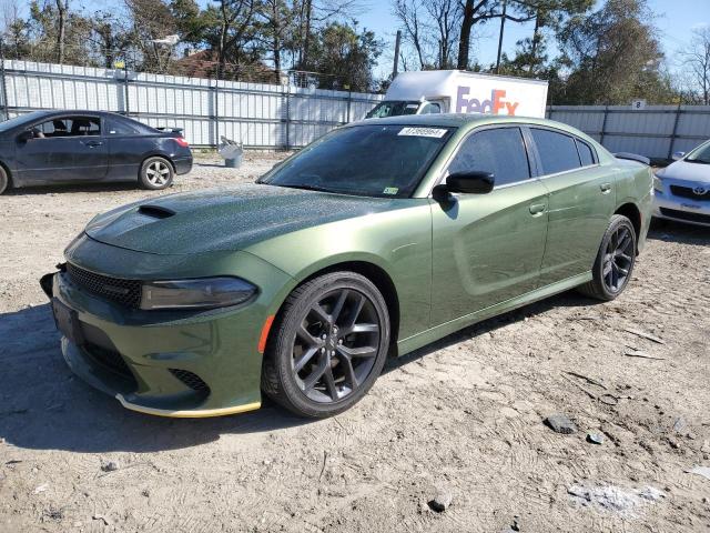 2C3CDXHG4PH505710 - 2023 DODGE CHARGER GT GREEN photo 1