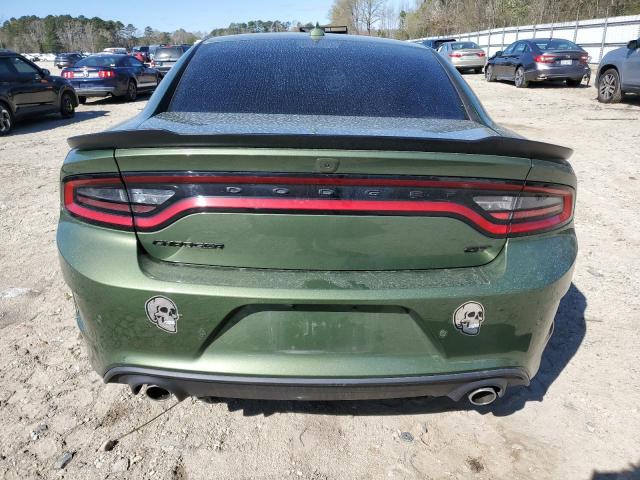 2C3CDXHG4PH505710 - 2023 DODGE CHARGER GT GREEN photo 6