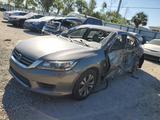 1HGCR2F38FA009307 - 2015 HONDA ACCORD LX GRAY photo 1