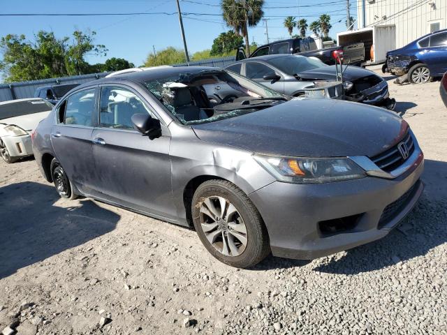 1HGCR2F38FA009307 - 2015 HONDA ACCORD LX GRAY photo 4